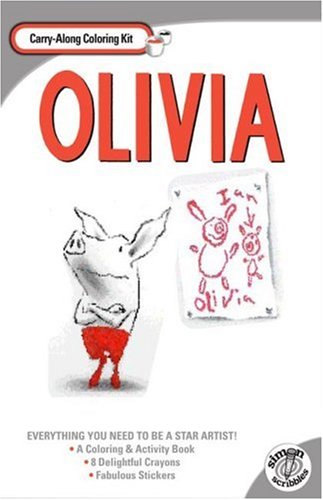 Olivia Carry-Along Coloring Kit book cover