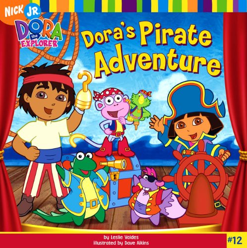 Cover of Dora's Pirate Adventure (Dora the Explorer 8x8 (Paperback))