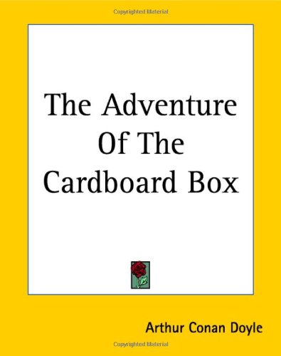 The Adventure of the Cardboard Box book cover