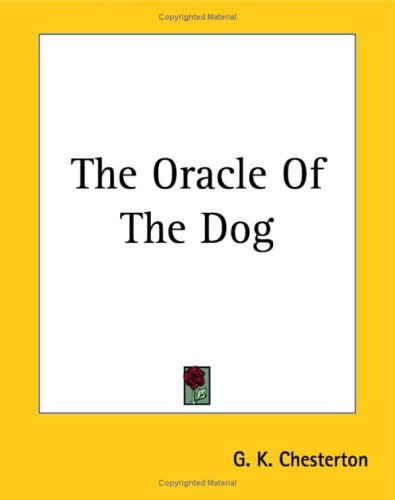 The Oracle of the Dog book cover