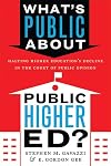 What's Public About Public Higher Ed?: Halting Higher Education's Decline in the Court of Public Opinion