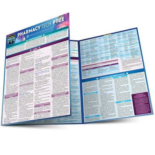 Pharmacy Technician PTCE QuickStudy Laminated Reference Guide (QuickStudy Medical)