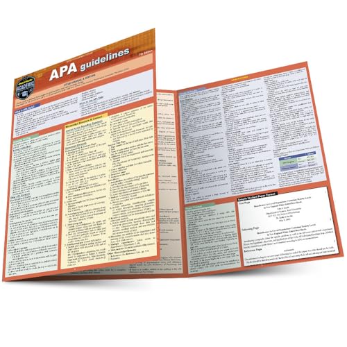 APA Guidelines: Quickstudy Laminated Reference Guide