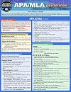 APA/MLA Guidelines - 7th/9th Editions Style Reference for Writing: a QuickStudy Laminated Guide