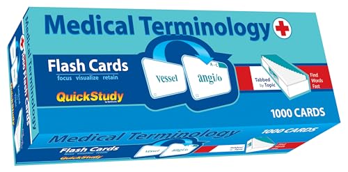 Medical Terminology 1000 Flash Cards: a QuickStudy Tool