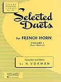 Selected Duets For French Horn Volume 1 Easy To Medium Rubank Educational Library