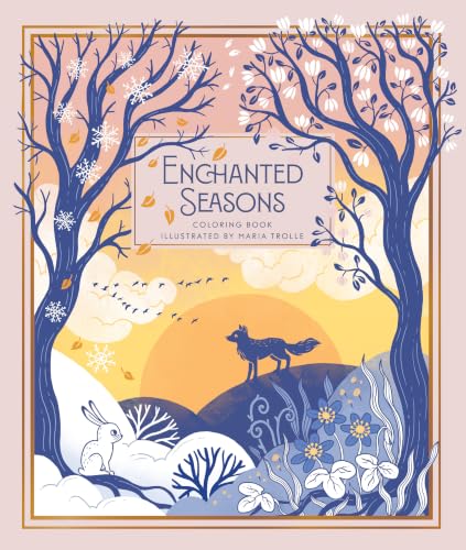 Enchanted Seasons — coloring book cover