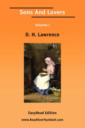 Sons and Lovers Volume I book cover