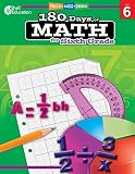 180 Days Of Math Grade 6 Daily Math Practice Workbook For Classroom And Home Cool And Fun Math Elementary School Level Activities Created By Teachers To Master Challenging Concepts