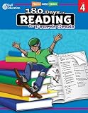 180 Days Of Reading Grade 4 Daily Reading Workbook For Classroom And Home Reading Comprehension And Phonics Practice School Level Activities Created By Teachers To Master Challenging Concepts