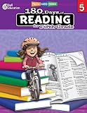 180 Days Of Reading Grade 5 Daily Reading Workbook For Classroom And Home Reading Comprehension And Phonics Practice School Level Activities Created By Teachers To Master Challenging Concepts