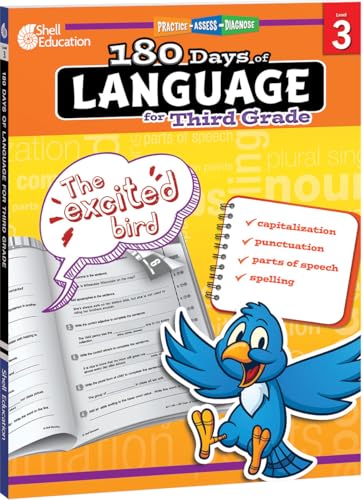 180 Days of Language for Third Grade cover