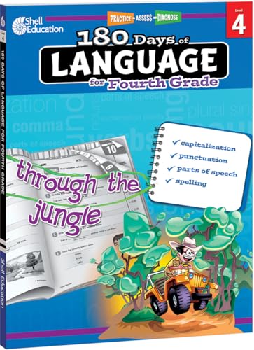 180 Days of Language for Fourth Grade cover