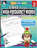 180 Days Of Highfrequency Words For Second Grade Learn To Read Second Grade Workbook Improves Sight Words Recognition And Reading Comprehension For Grade 2 Ages 7 To 9 180 Days Of Practice