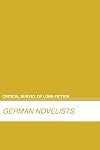 Critical survey of long fiction German novelists