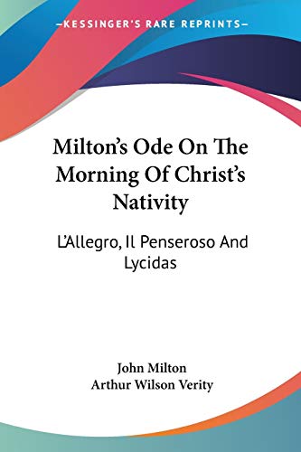 On the Morning of Christ's Nativity book cover