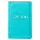 Kjv Holy Bible Value Gift And Award Thinline Bible Turquoise Faux Leather Bible Wone Year Bible Reading Plan King James Version