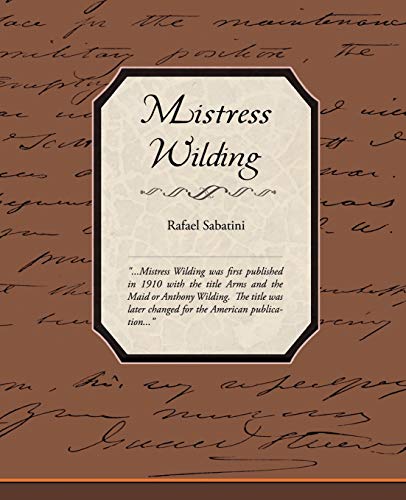 Mistress Wilding / Anthony Wilding book cover