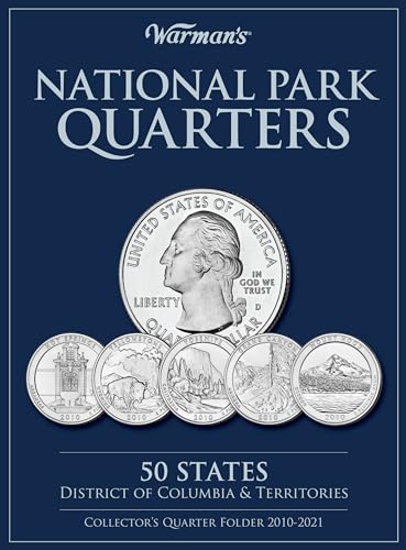 National Park Quarters: 50 States + District of Columbia & Territories: Collector's Quarters Folder 2010-2021 (Warman's Collector Coin Folders)