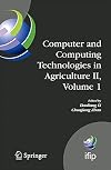Computer and Computing Technologies in Agriculture II, Volume 2 The Second IFIP International Conference on Computer and Computing Technologies in Agriculture (CCTA2008), October 18-20, 2008, Beijing, China