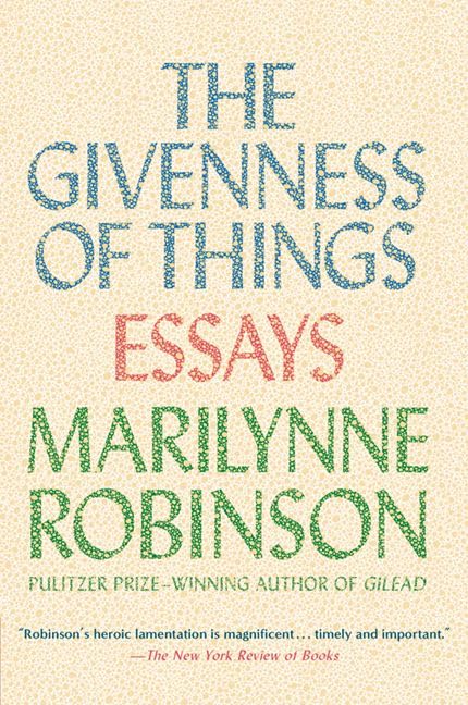 The Givenness Of Things book cover