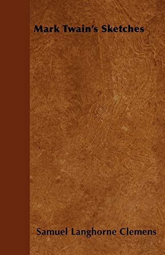 Mark Twain's Sketches book cover