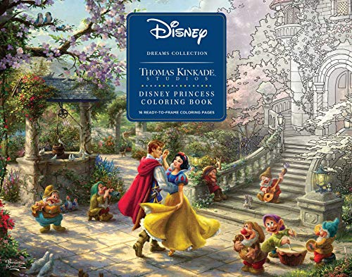 Cover of Disney Dreams Collection Thomas Kinkade Studios Disney Princess Coloring Book