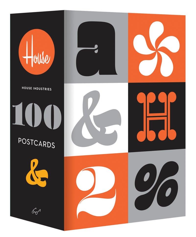 Cover of House Industries 100 Postcards