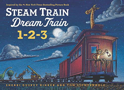 Steam Train, Dream Train 1-2-3 book cover