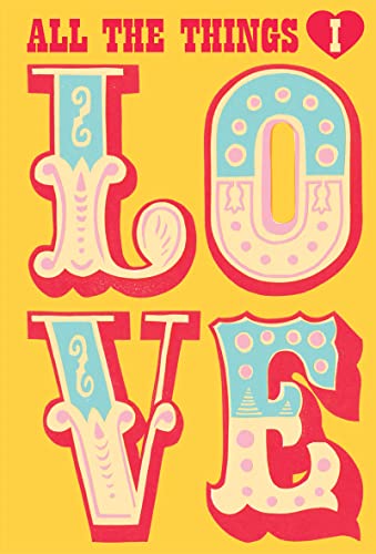 Cover of All the Things I Love Journal