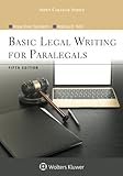 Basic Legal Writing For Paralegals Aspen College Series