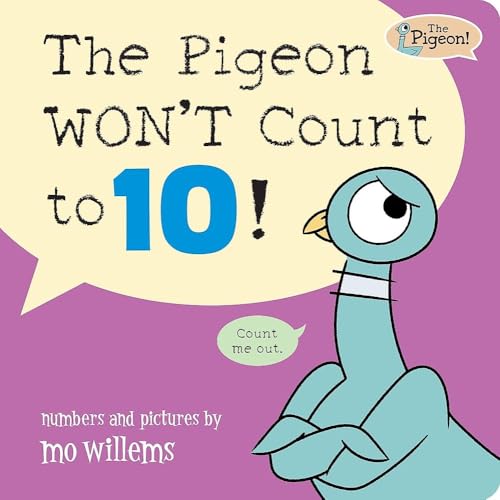 The Pigeon WON’T Count to 10! book cover
