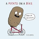 A potato on a bike
