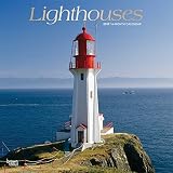Lighthouses 2019 12 X 12 Inch Monthly Square Wall Calendar With Foil Stamped Cover Ocean Sea Coast English French And Spanish Edition