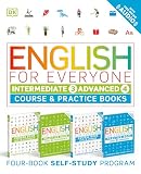 English For Everyone Intermediate And Advanced Box Set Course And Practice Books Fourbook Selfstudy Program