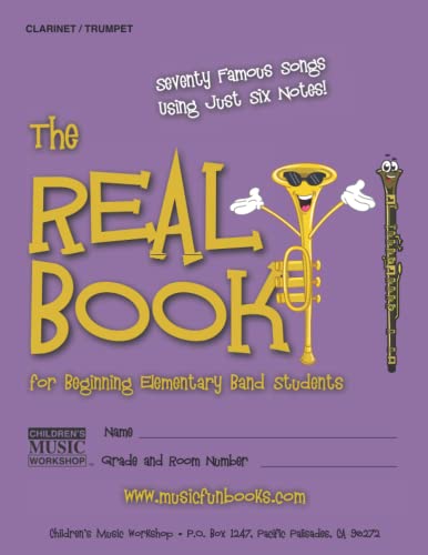 Cover of The Real Book for Beginning Elementary Band Students for Clarinet and Trumpet