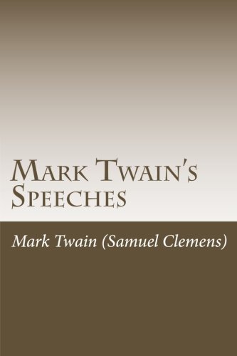 Mark Twain's Speeches book cover