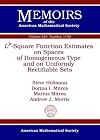 Lp-square function estimates on spaces of homogeneous type and on uniformly rectifiable sets