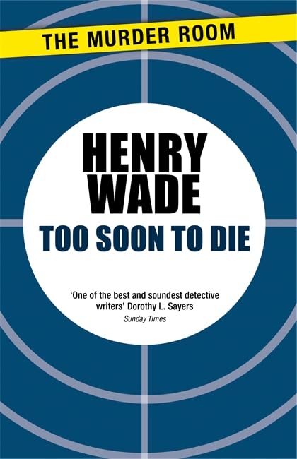 Too Soon to Die book cover