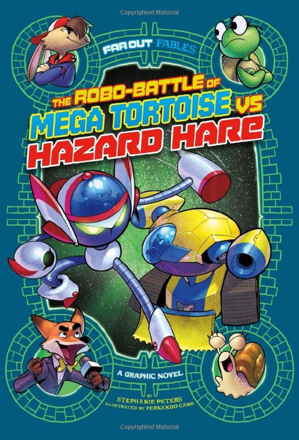 Cover of Robo-Battle of Mega Tortoise vs Hazard Hare