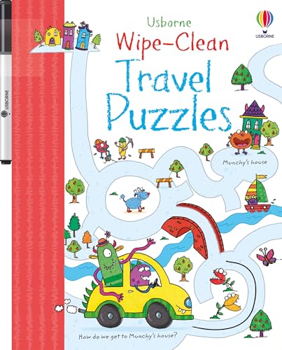 Cover of Wipe-Clean Travel Puzzles