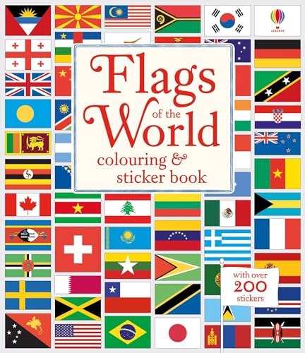 Cover of Flags of the World. Colouring and Sticker Book