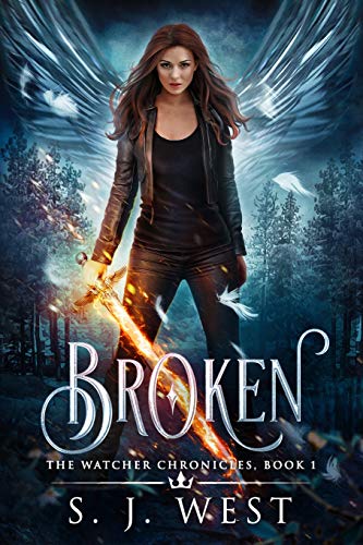 Broken book cover