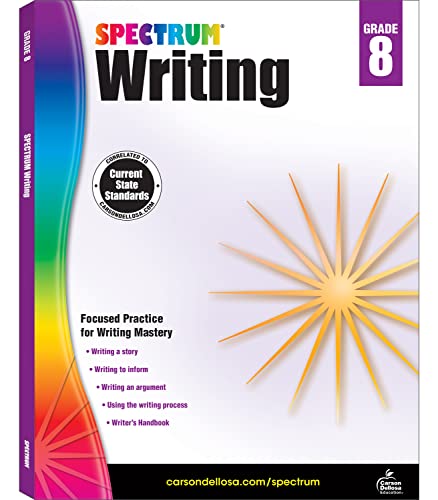 Spectrum 8th Grade Writing Workbook cover