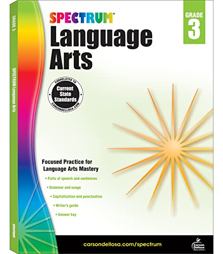 Spectrum Language Arts Grade 3 cover