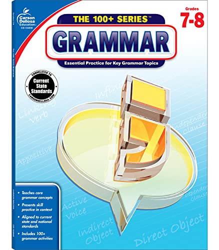 Carson Dellosa Grammar Workbook Grades 7-8 cover