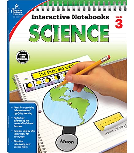 Carson Dellosa Science Interactive Notebook 3rd Grade cover