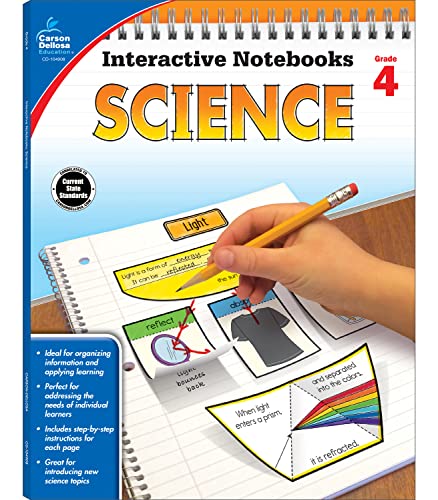 Carson Dellosa Science Interactive Notebook 4th Grade cover
