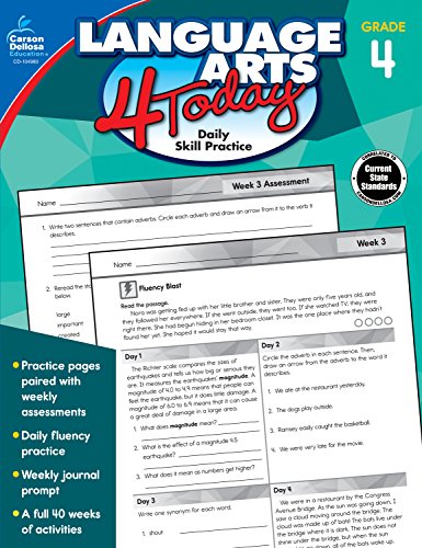 Language Arts 4 Today, Grade 4 cover