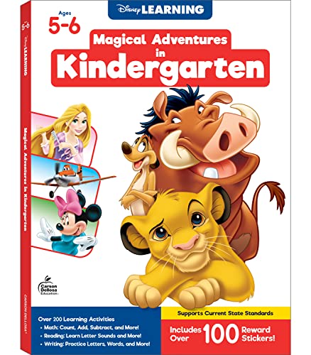 Disney Learning: Kindergarten Workbooks cover